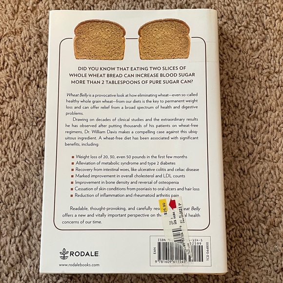 Wheat Belly by William Davis - Picture 2 of 5